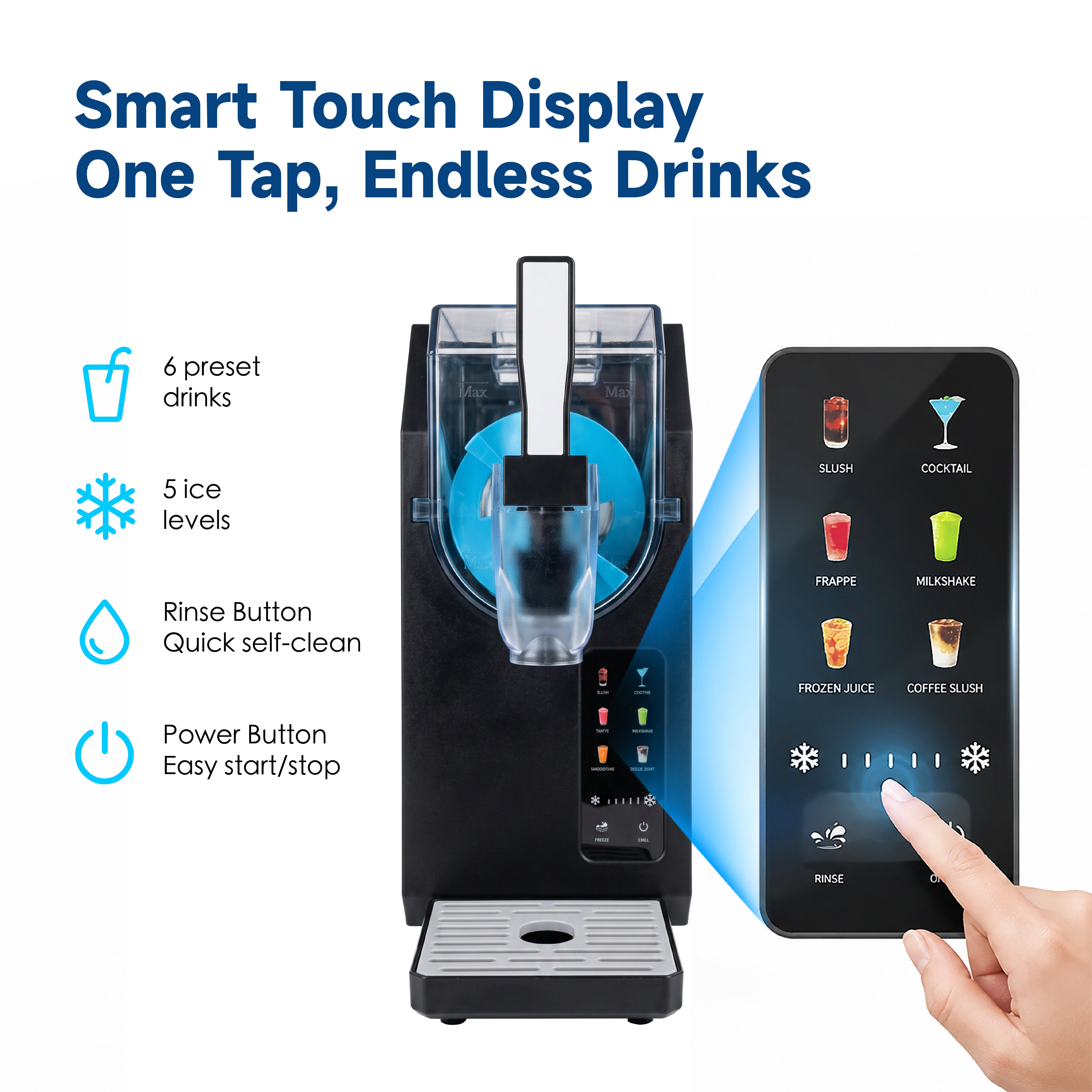 Slushie Maker Quick Rinse SIM1901