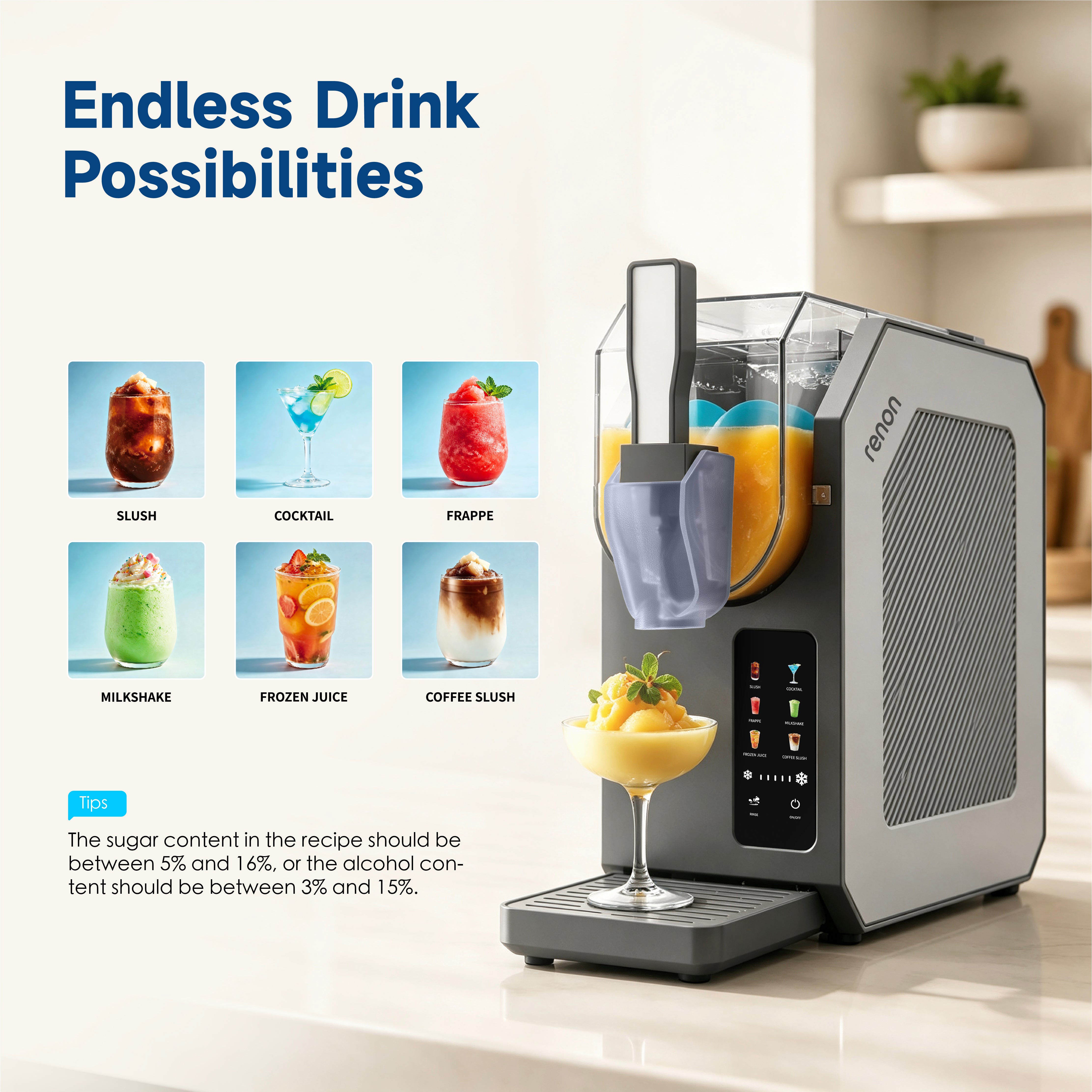 Slushie Maker Quick Rinse SIM1901